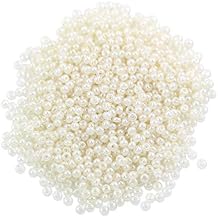 Preciosa Czech Seed Beads 11/0 2mm Pearl White Luster Glass Rocailles with 0.5mm Hole - 10 Gram Bag 1200 Beads