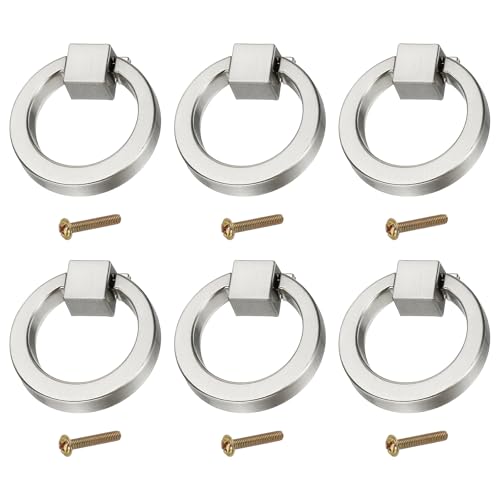 Ring Puls Best Brushed Nickel Ring Pulls for Cabinets and Drawers – Measure Moxie
