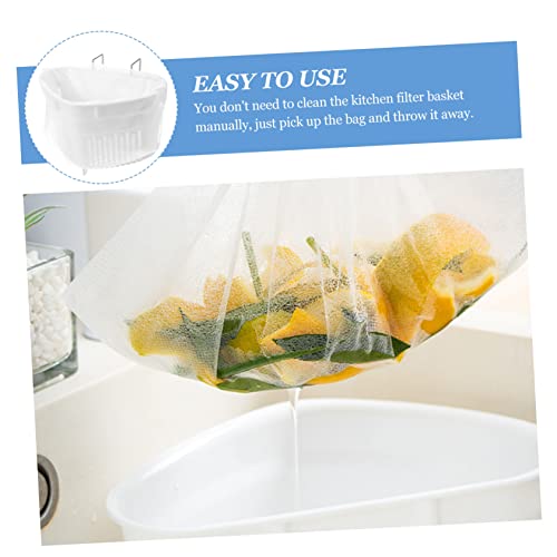 Colador para fregadero de cocina Mikinona blanco miniatura 3