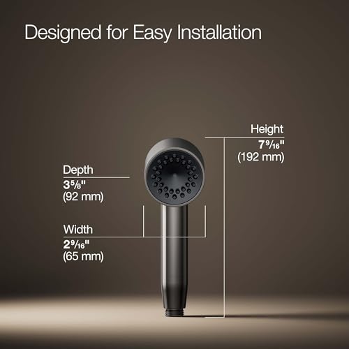 Regadera de mano Kohler vibrante titanio 26286-TT miniatura 3