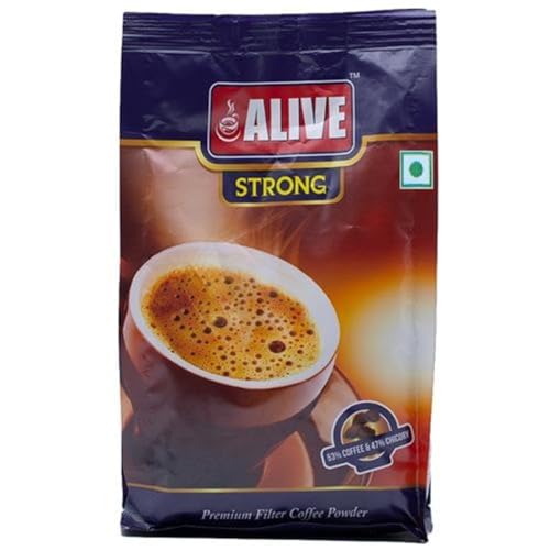 Alive Strong Filter Coffee 53:47 Blend| Coffee 53% Chicory 47% | 500g (B0D9DL6Z6C) Amazon Price History, Amazon Price Tracker