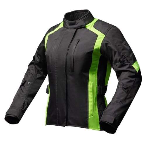 Image of Modeka Women's Jacket (CE) Tarex II 2in1, Black Yellow Size 38 (M)