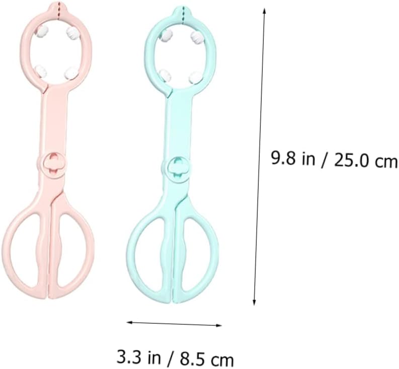 UPKOCH 2pcs Bottle Clamp - Feeder Tong for Easy Handling Safe Tpe Material for Wide-mouth Bottles