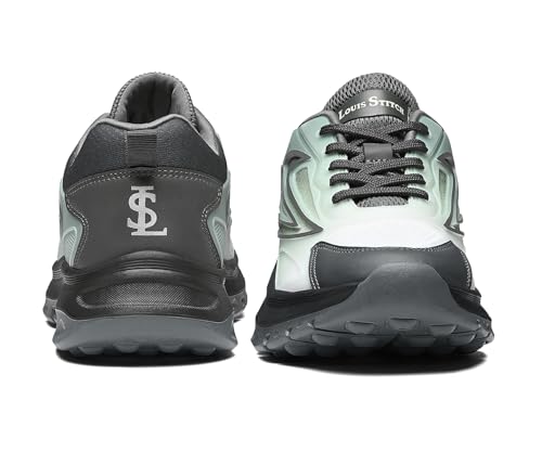 Image of LOUIS STITCH Men's Lightweight Athleisure Sport Shoes | Ultra Cushioned Sole | Casual Lace-Up Sneaker and Athleisure Wear | Perfect for Casual, Gym & Travel Wear | LS-AT-FS03