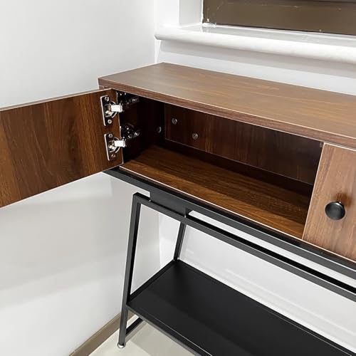 Armario de madera maciza premium y forja con alta capacidad de carga 8