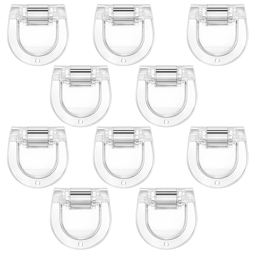 HJZHII 10Pcs Adjustable Hem Clips for Pants, Reusable Pants Hem Clips Transparent Decorative Clothing Clip Kit No Sew Instant Hemming Shortener for Jeans Trousers Dress Pant