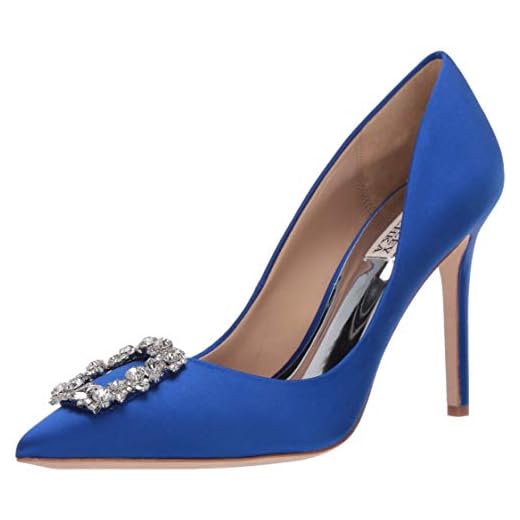 Badgley Mischka Women's Cher Pump, Electric Blue, 5