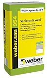 weber.san 954, 25kg - Sanierputz weiß