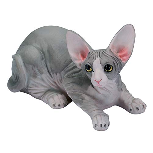 Willis Judd Sphynx - Figura decorativa pintada a mano con diseño de...