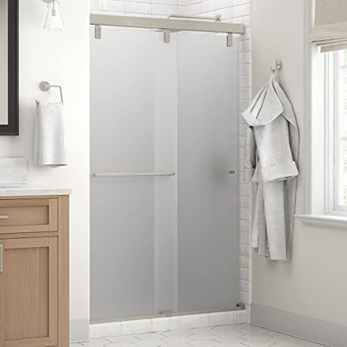 Delta Smcn486-Nik-R Classic Sliding Shower Door, Brushed Nickel #TOP16