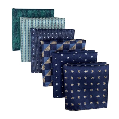 Mouchoir d'affaires de mariage à pois et pochette costume fleurie