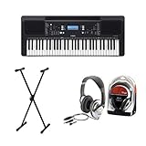 Yamaha PSR-E373 - Juego de teclado II con soporte y auriculares
