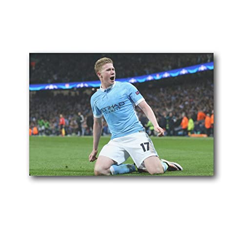 One of The Best Players in The World Kevin De Bruyne Poster Picture Print Wall Art Poster Painting Canvas Posters Artworks Gift Idea Room Aesthetic 20x30inch(50x75cm)