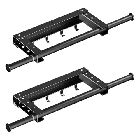 Jeracino 2 Pcs Clothes Drying Rack, Laundry Drying Rack with Wall-Mount Foldable Space Saving Design, Indoor Folding Clothes Horse for Small Spaces with Retractable Rods, Black Cover