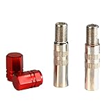 ✅ Contenido del paquete: 2 válvulas antiretorno aire, 2 tapones metal de válvula.
