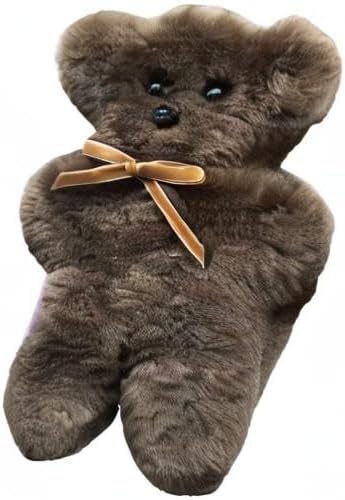 Vista 9 de funlife Oso de peluche plano de oveja suave australiano 100% para regalo de cumpleaños de bebé, gris