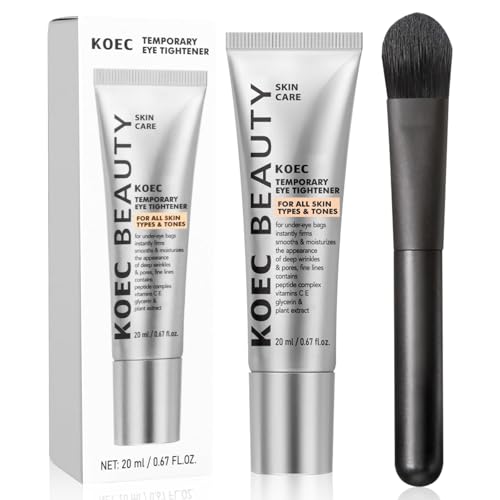 Perfection Eye Tightener, Instant Eye Tightener, Crema Reafirmante Instantánea para Ojos con Pincel, Tensor de Ojos Firme Instantáneo, Reafirma y Tensa la Ojera, para Mujeres y Hombres