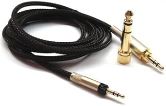 NewFantasia Replacement Audio Upgrade Cable for Sennheiser HD598 / HD558 / HD518 / HD598 Cs / HD599 / HD569 / HD579 Headphones 1.5meters/4.9feet - coolthings.us