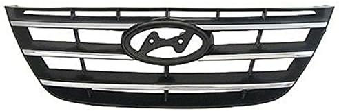 For Front Grill Grille Assembly Black/Chrome HY1200152 863503K600 09-10 Sonata