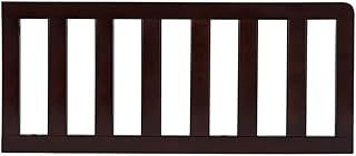 Toddler Bed Safety Guard Rail Compatible with Delta Children Convertible Cribs - Solid Wood Rail for Convertible Crib to Toddler Bed Conversion - Safety Guard Rail (Chocolate - 204, #0080)