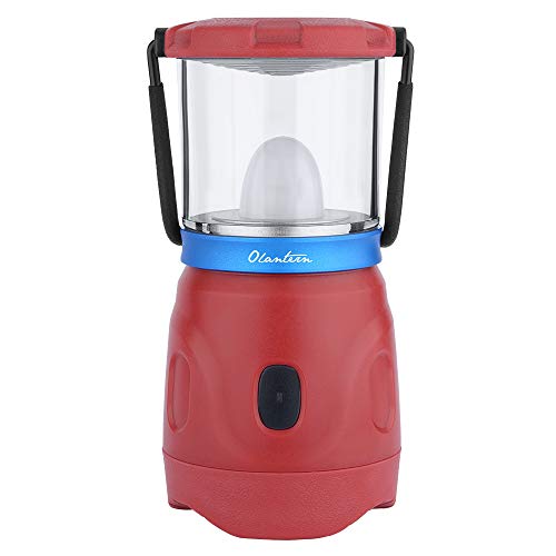 OLIGHT Olantern Light Rechargeable NW LED 360 Degree Camping Lantern with Single Rechargeable Battery,360 Lumen Lamp for Home,Emergencies,Camping,Fishing and Party(Wine Red)
