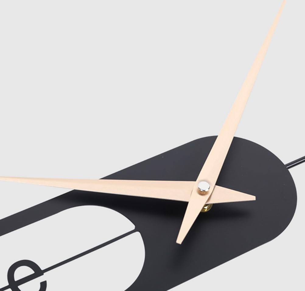 Relojes de Pared Decorativos Modernos de 20 Pulgadas, Reloj Redondo rústico Decorativo de Metal silencioso Que Funciona con Pilas para Sala de Estar, Oficina o recibidor
