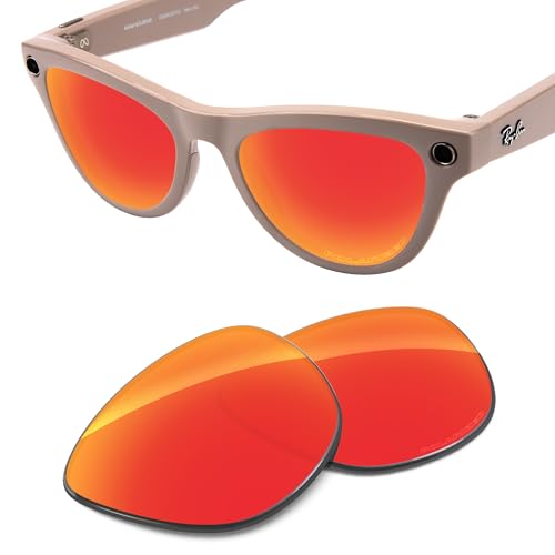 Image of Replacement Lenses Compatible with RayBan Meta Skyler RW4010 52mm AI Glasses, UV Protection, Transition