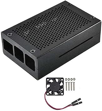 Raspberry Pi 4 Aluminum Enclosure Box (With Fan)
