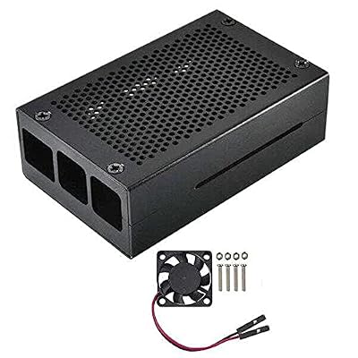 Raspberry Pi 4 Aluminum Enclosure Box (With Fan)