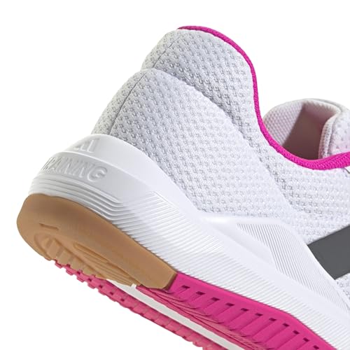 adidas Mujer Dropset Base Training Shoes, Cloud White/Grey Five/Shock Pink, 38 EU - imagen 5