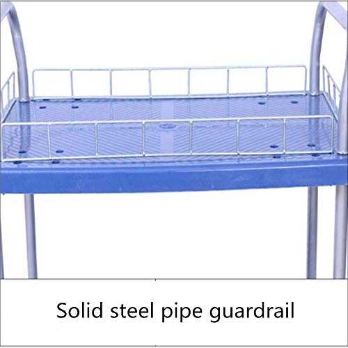 Carretilla multipropósito plegable con ruedas silenciosas azul miniatura 7