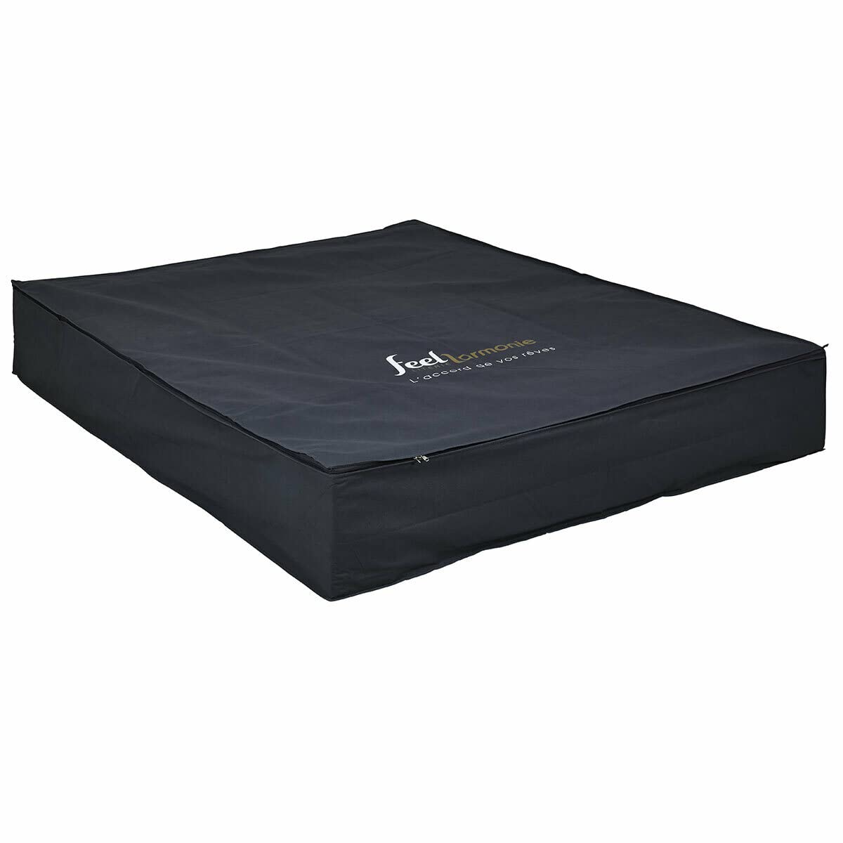 Housse de Rangement de Matelas 21 cm Somnum Noir 160x200 cm