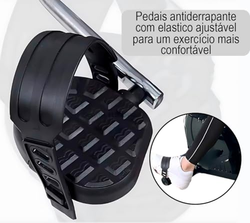 Bicicleta Ergometrica Horizontal Magnetica Com Display distancia percorrida de Bike Para Academia Sp
