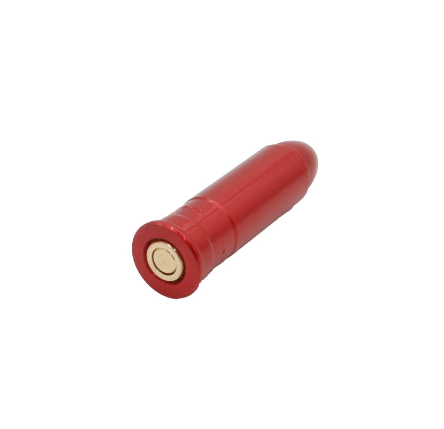 Pufferpatronen 357 Magnum / 38 Special Aluminium Rot (6 Stück) | Eloxierte Exerzierpatronen für Trockentraining, Funktionsprüfung & Ladeübung, integrierte Dämpfungskappe zur Mechanikschonung