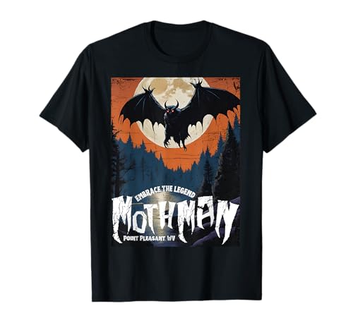 Críptido retro vintage de Mothman Point Pleasant Camiseta