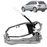 Front Driver Side Exterior Door Handle Left Door Carrier Handle Carrier Assembly Compatible with BMW E53 X5 3.0L 4.4L 4.6L 4.8L 2000 2001 2002 2003 2004 2005 2006 Replaces 51218243615 95316