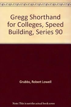 Hardcover Gregg Shorthand for Colleges, Speed Building, Series 90 Book