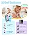 Kids Smart Phone, 3.5'' Touchscreen Toddler Phone Toys for 3 4 5 6 7 8 Years Old Girls, Educational Phone for Kids Christmas Birthday Gifts for Girls Age 3-8, Dual Camera, Habit Tracker, Video Player