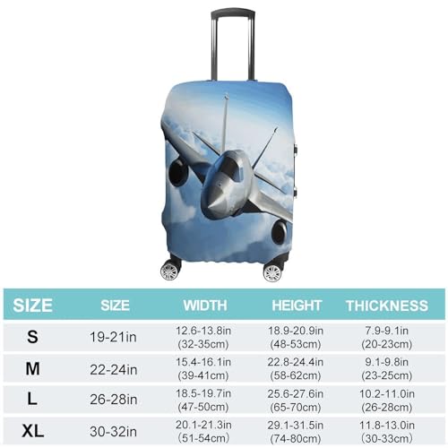 Travel Luggage Cover Elastic Suitcase Cover S Flying Airplane Suitcase Covers Suitcase Protector for Travel Washable Anti-scratch Suitcase Covers Luggages Decorative2