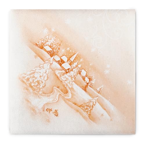 Mank GmbH Airlaid Servietten 40x40 cm Premium Einweg Serviette...