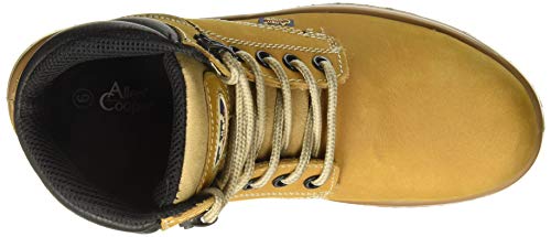 Allen Cooper Tan Shock Absorbing Nitrile Rubber Sole with DIP PU Midsole 300°C Heat Resistant Composite Toe Safety Boot, 9