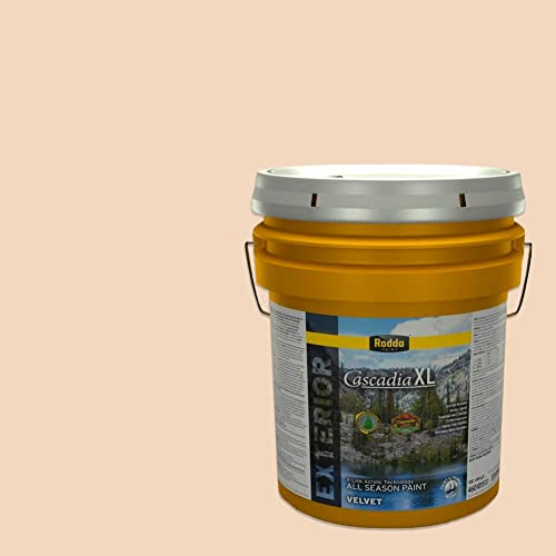 Rodda Paint CASCADIA XL Exterior Velvet Paint & Primer in One, 5-Gallon, Turkscap