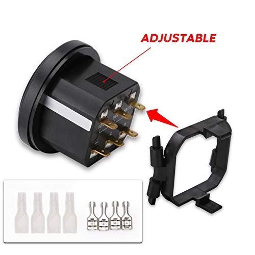 Moniss Medidor De Horas Lcd Digital Com Indicador De Bateria Led Medidor 12V 24V 36V 48V 72V
