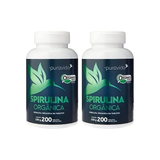 Spirulina Premium KIT 2 x 200 tabletes PURAVIDA
