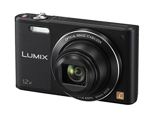 Panasonic Lumix DMC-SZ10 - Cámara compacta de 16 MP (Pantalla de 2.7', Zoom óptico 12x, estabilizador óptico, vídeo HD, WiFi), Color Negro (versión importada)