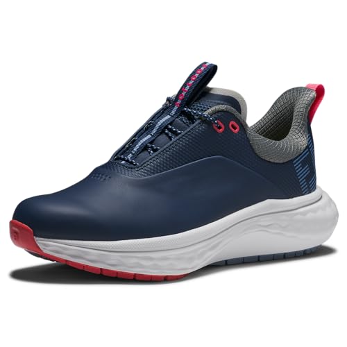 FootJoy FJ Quantum Women's Navy/White/Pink, 7 UK Wide