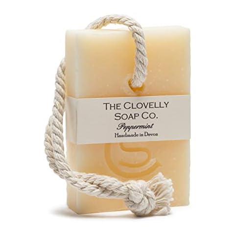 Clovelly Soap Co Peppermint Soap on a Rope Cover