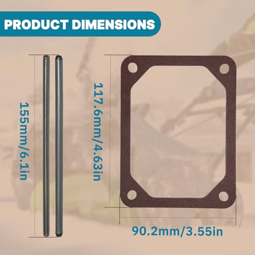 Image of 690981 Push Rod 690971 690982 Valve Cover Gasket Set Replacement for B&S Parts