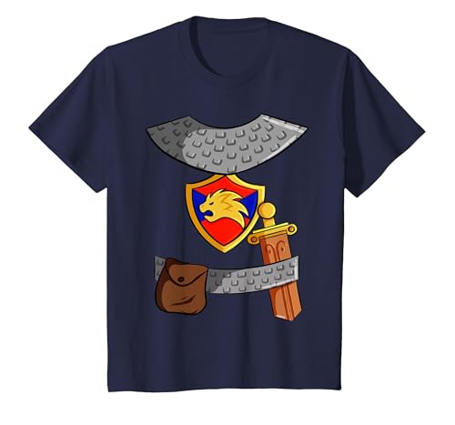 Ritter Kostüm T-Shirt Kinder Mittelalter Fasching Halloween
