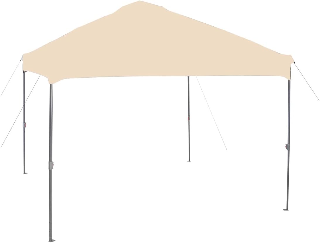 Garden Winds Custom Fit Replacement Canopy Top Cover Compatible with The Coleman Straight Leg 10 x 10 - Upgraded Performance RIPLOCK 350 Fabric